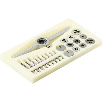 TOOLCRAFT TO-7106694 Gewindebohrersatz - 30 Stück, M1 bis M2,5 TOOLCRAFT TO-7106694 Gewindebohrersatz - 30 Stück, M1 bis M2,5