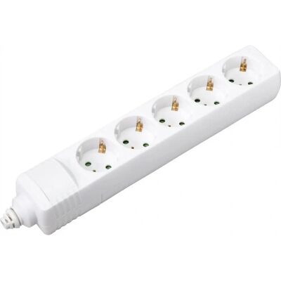 Sygonix SY-4744418 Multiprise - Multiprise, 5 prises, Blanche Sygonix SY-4744418 Multiprise - Multiprise, 5 prises, Blanche