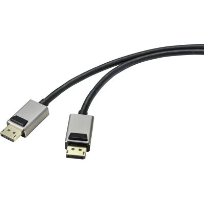 SpeaKa Professional SP-9510456 DisplayPort Kabel - 2m Sort SpeaKa Professional SP-9510456 DisplayPort Kabel - 2m Sort