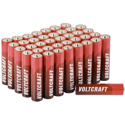 VOLTCRAFT Industriella LR03 AAA Batterier - Pålitliga, Högkvalitativa, 40-Pack VOLTCRAFT Industriella LR03 AAA Batterier - Pålitliga, Högkvalitativa, 40-Pack