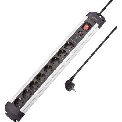 Sygonix SY-4755614 Överspänningsskyddad förlängningssladd - 8 uttag Sygonix SY-4755614 Överspänningsskyddad förlängningssladd - 8 uttag