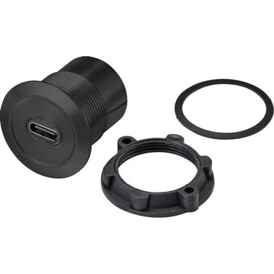 TRU COMPONENTS TC-9534324 USB-connector - Ingebouwde USB-C, Aluminium, 22mm, 27mm - USB Type TRU COMPONENTS TC-9534324 USB-connector - Ingebouwde USB-C, Aluminium, 22mm, 27mm - USB Type