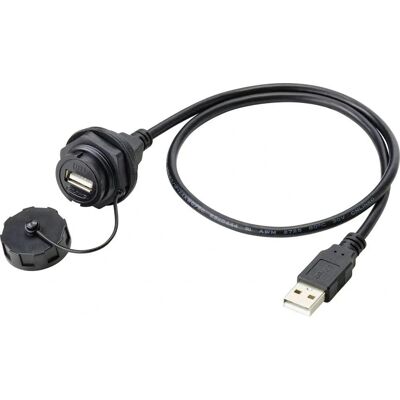 TRU COMPONENTS Connecteur USB 2.0 Intégré 50cm IP67 - Module de mémoire TRU COMPONENTS Connecteur USB 2.0 Intégré 50cm IP67 - Module de mémoire