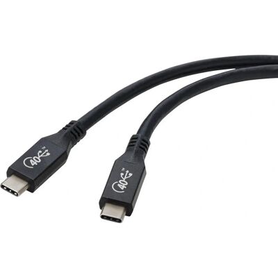 Câble USB4 USB-C Renkforce RF-4870098 - Noir Câble USB4 USB-C Renkforce RF-4870098 - Noir