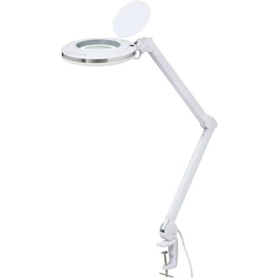 TOOLCRAFT LED Arbetslampa - 3x Förstorning - Glaslins - Klass F TOOLCRAFT LED Arbetslampa - 3x Förstorning - Glaslins - Klass F