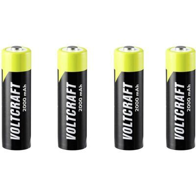 Piles rechargeables NiMH AA Voltcraft Endurance - 2000mAh, 4 pièces - Publicité Piles rechargeables NiMH AA Voltcraft Endurance - 2000mAh, 4 pièces - Publicité