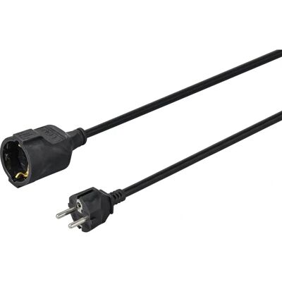 Sygonix SY-4872640 Strom Verlängerungskabel - 10 m Schwarz - Stromverlängerung Sygonix SY-4872640 Strom Verlängerungskabel - 10 m Schwarz - Stromverlängerung