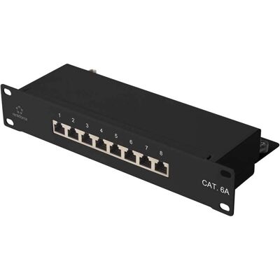 Renkforce RF-4870828 8 Port Network Patch Panel - Network Equipment Renkforce RF-4870828 8 Port Network Patch Panel - Network Equipment