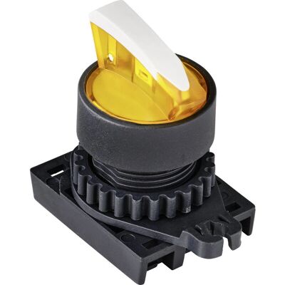 TRU Components TC-9860184 S2SRN-L5Y Interrupteur à levier Jaune 2 x 60° - Commutateur TRU Components TC-9860184 S2SRN-L5Y Interrupteur à levier Jaune 2 x 60° - Commutateur