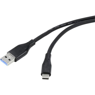 Câble USB Renkforce RF-4995170 - USB 3.2 Gen 1, 0,5 m, Noir Câble USB Renkforce RF-4995170 - USB 3.2 Gen 1, 0,5 m, Noir