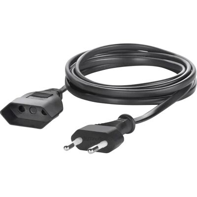 Conrad SY-5042682 Rallonge d'alimentation - 2m Noir Conrad SY-5042682 Rallonge d'alimentation - 2m Noir