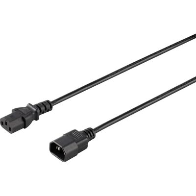 Sygonix SY-5042704 Schwarz 1,5 m C13/C14 Verlängerungskabel Sygonix SY-5042704 Schwarz 1,5 m C13/C14 Verlängerungskabel