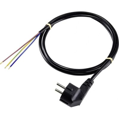 Sygonix SY-5043468 Stromkabel - 3m, Schwarz, 230V Sygonix SY-5043468 Stromkabel - 3m, Schwarz, 230V