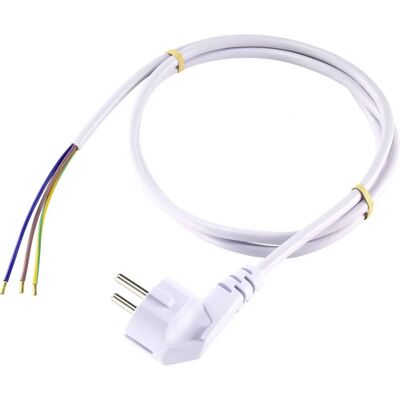 Sygonix - SY-5043486 - Weiß - 1,50 m - Netzkabel Sygonix - SY-5043486 - Weiß - 1,50 m - Netzkabel