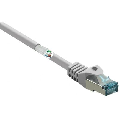 Renkforce RF-5043946 15m Netværkskabel Grå Cat6a S/FTP Renkforce RF-5043946 15m Netværkskabel Grå Cat6a S/FTP