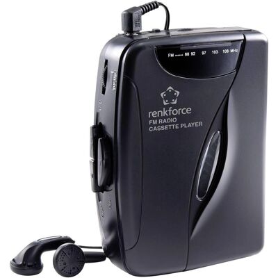 Renkforce RF-CP-150 Tragbarer Kassettenspieler - Radio FM, Automatisches Abschalten Renkforce RF-CP-150 Tragbarer Kassettenspieler - Radio FM, Automatisches Abschalten