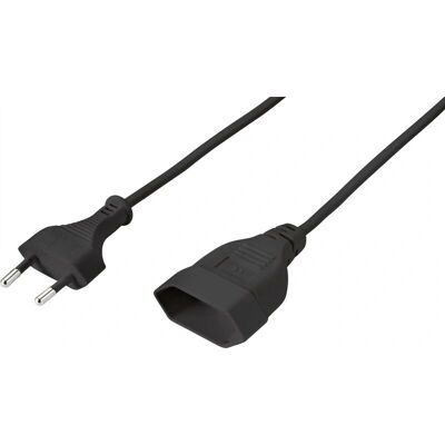 Sygonix Sy-5044230 Verlängerungskabel - Stromverlängerung 0,2m Schwarz Sygonix Sy-5044230 Verlängerungskabel - Stromverlängerung 0,2m Schwarz