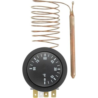 Sygonix Thermostat - 0-90°C Einbau, Mechanisch, Kompakt Sygonix Thermostat - 0-90°C Einbau, Mechanisch, Kompakt