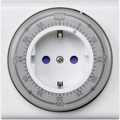 sygonix - SY-5045302 - Weiß - 1-60 min - Analog-Timer sygonix - SY-5045302 - Weiß - 1-60 min - Analog-Timer