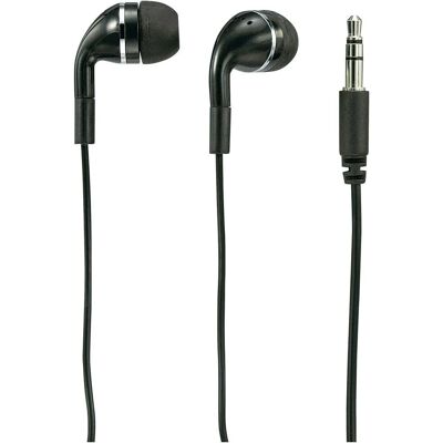 Renkforce In-Ear Earphones - Wired, Black - Earphones Renkforce In-Ear Earphones - Wired, Black - Earphones