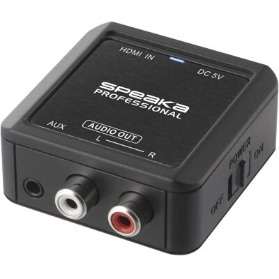 SPEAKA HDMI stereo-adapter - Videokabel SPEAKA HDMI stereo-adapter - Videokabel