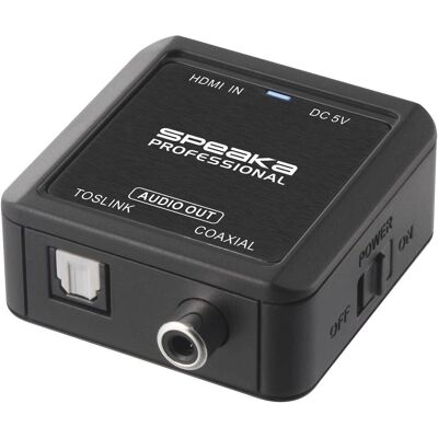 Adaptateur HDMI (eARC/ARC) vers Coax/Toslink Professionnel - Câble vidéo Adaptateur HDMI (eARC/ARC) vers Coax/Toslink Professionnel - Câble vidéo