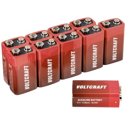 Voltcraft 6LR61 9V Alkali-Batterie Voltcraft 6LR61 9V Alkali-Batterie