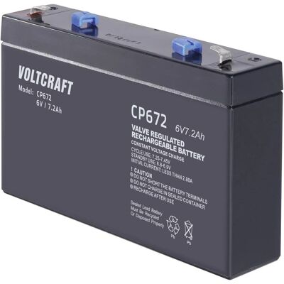 VOLTCRAFT VC-12713945 Batterie au plomb 6V 7.2Ah - Sans entretien - Publicité VOLTCRAFT VC-12713945 Batterie au plomb 6V 7.2Ah - Sans entretien - Publicité