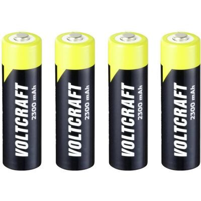 Piles rechargeables AA VOLTCRAFT Endurance - Pack de 4 - Publicité Piles rechargeables AA VOLTCRAFT Endurance - Pack de 4 - Publicité