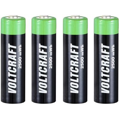 Pile rechargeable Voltcraft HR6 NiZn AA - 1500mAh - 4 pcs - Publicité Pile rechargeable Voltcraft HR6 NiZn AA - 1500mAh - 4 pcs - Publicité