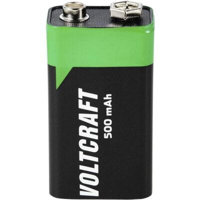 VOLTCRAFT 6LR61 Wiederaufladbare 9V Lithium-Ion Batterie - Batterie VOLTCRAFT 6LR61 Wiederaufladbare 9V Lithium-Ion Batterie - Batterie