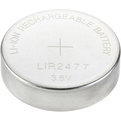 Voltcraft Lithium-Knopfzelle LIR 2477 - Akku Voltcraft Lithium-Knopfzelle LIR 2477 - Akku