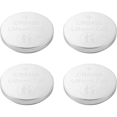 Pile lithium Voltcraft CR2450 - 580mAh, 3V, Pack de 4 - Batterie - Publicité Pile lithium Voltcraft CR2450 - 580mAh, 3V, Pack de 4 - Batterie - Publicité