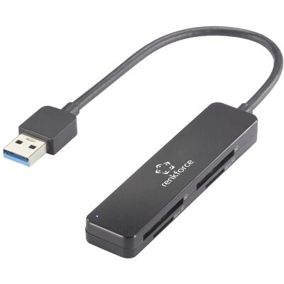 Renkforce RF-PCR-220 USB Kartenleser - Schwarz Renkforce RF-PCR-220 USB Kartenleser - Schwarz