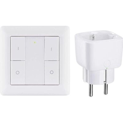 Paulmann - Smart Home Set - Blanc - Wandtaster - Smart Plug - Publicité Paulmann - Smart Home Set - Blanc - Wandtaster - Smart Plug - Publicité