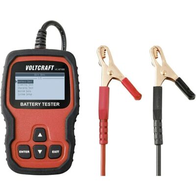 VOLTCRAFT VC-BT100 Autobatterietester - 12V/24V, Bleiakku kompatibel VOLTCRAFT VC-BT100 Autobatterietester - 12V/24V, Bleiakku kompatibel