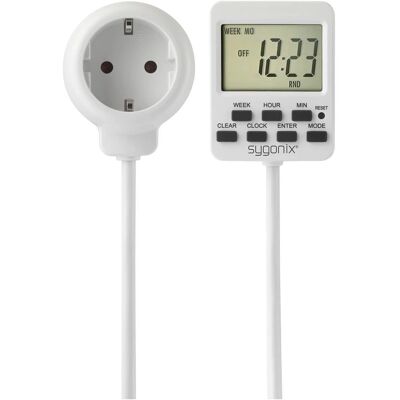 Sygonix SY-5178380 Digitaler Wochen-Timer - 3500W, Countdown, Programmierbar Sygonix SY-5178380 Digitaler Wochen-Timer - 3500W, Countdown, Programmierbar