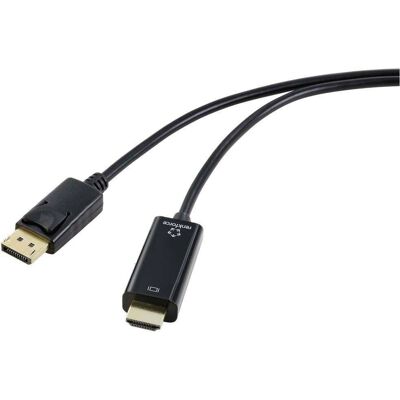 DisplayPort til HDMI-kabel - Understøtter 4K UHD 3840x2160@30Hz DisplayPort til HDMI-kabel - Understøtter 4K UHD 3840x2160@30Hz