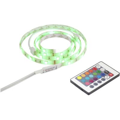 Sygonix SY-5225288 RGB LED Strip Kit - Indoor, 150cm Sygonix SY-5225288 RGB LED Strip Kit - Indoor, 150cm