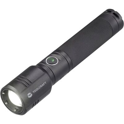 Toolcraft Genopladelig LED SMD Lommelygte - 1000 lm Toolcraft Genopladelig LED SMD Lommelygte - 1000 lm
