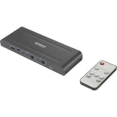 SpeaKa Professional SP-HDA-300 Commutateur HDMI - 4K HDR ARC - Publicité SpeaKa Professional SP-HDA-300 Commutateur HDMI - 4K HDR ARC - Publicité