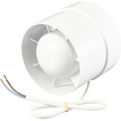 Sygonix Ventilator - 130m³/h, 100mm, Wit Sygonix Ventilator - 130m³/h, 100mm, Wit