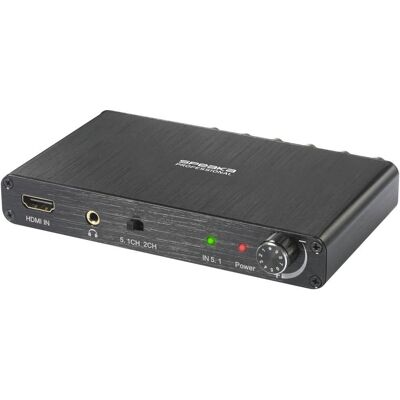 SpeaKa Professioneller Audio-Extractor - 4K HDMI Phono Decoder SpeaKa Professioneller Audio-Extractor - 4K HDMI Phono Decoder