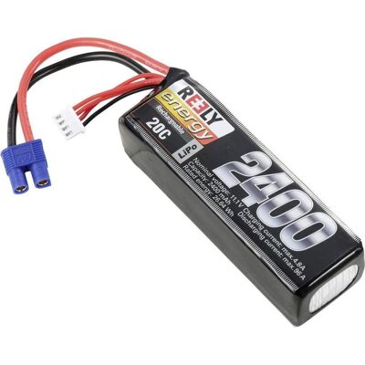 Reely Modelbatteripakke - 11.1V 2400mAh Softcase Reely Modelbatteripakke - 11.1V 2400mAh Softcase