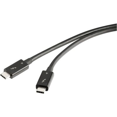 Renkforce RF-5235980 - Kabel Thunderbolt 4 - Zwart Renkforce RF-5235980 - Kabel Thunderbolt 4 - Zwart