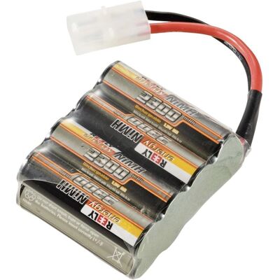 Reely Batteripaket - NiMH 9,6V 2300mAh - 12 AA-celler Reely Batteripaket - NiMH 9,6V 2300mAh - 12 AA-celler