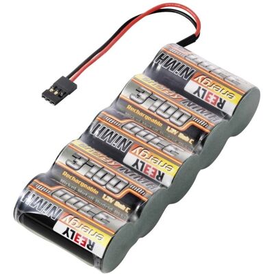 Reely Modelbouw Batterypack - NiMH - 6V 3700mAh - 5 Cellen - Zijkant-voor-zijkant - RC Batterij Reely Modelbouw Batterypack - NiMH - 6V 3700mAh - 5 Cellen - Zijkant-voor-zijkant - RC Batterij