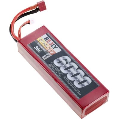 Reely 7.4V 6000mAh LiPo Batteripack - Batterityp Reely 7.4V 6000mAh LiPo Batteripack - Batterityp