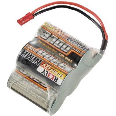 Reely Modtagerbatteri - 3700 mAh - 6 V - NiMH - BEC Reely Modtagerbatteri - 3700 mAh - 6 V - NiMH - BEC