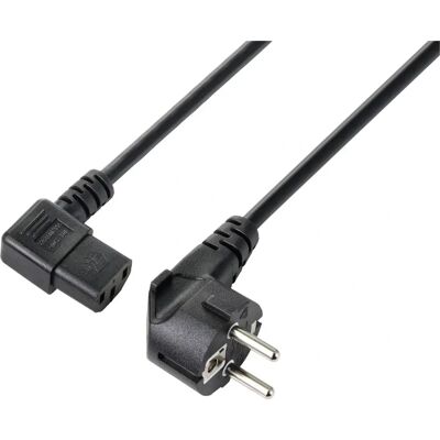 Sygonix SY-5243882 Stromkabel - IEC C13, Schuko, 3m - Stromkabel Sygonix SY-5243882 Stromkabel - IEC C13, Schuko, 3m - Stromkabel